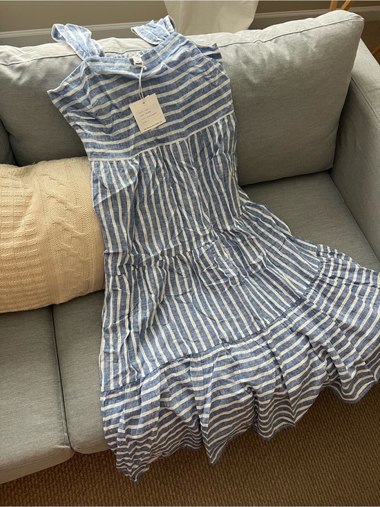beachlunchlounge Dresses & Skirts - beachlunchlounge Blue and White Striped Sleeveless Dress